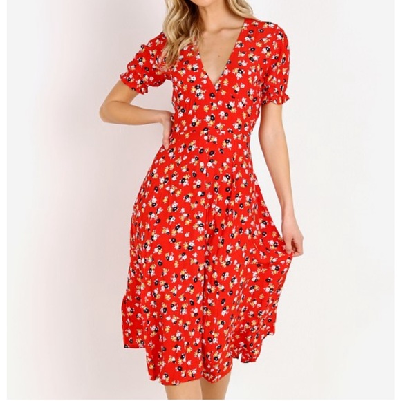 FAITHFULL THE BRAND Floral Ari Midi Dress - Picture 3 of 8
